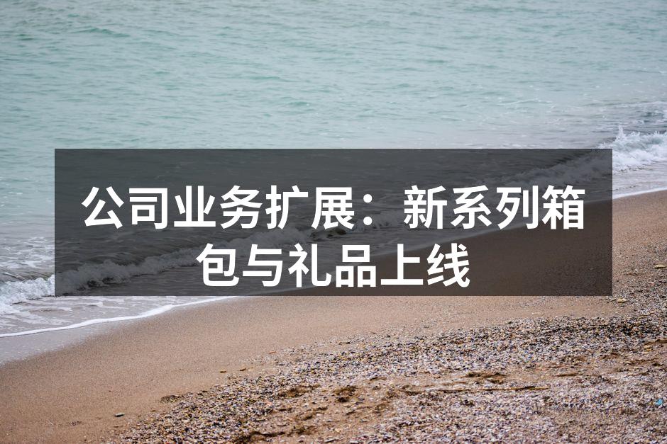 新系列箱包展示