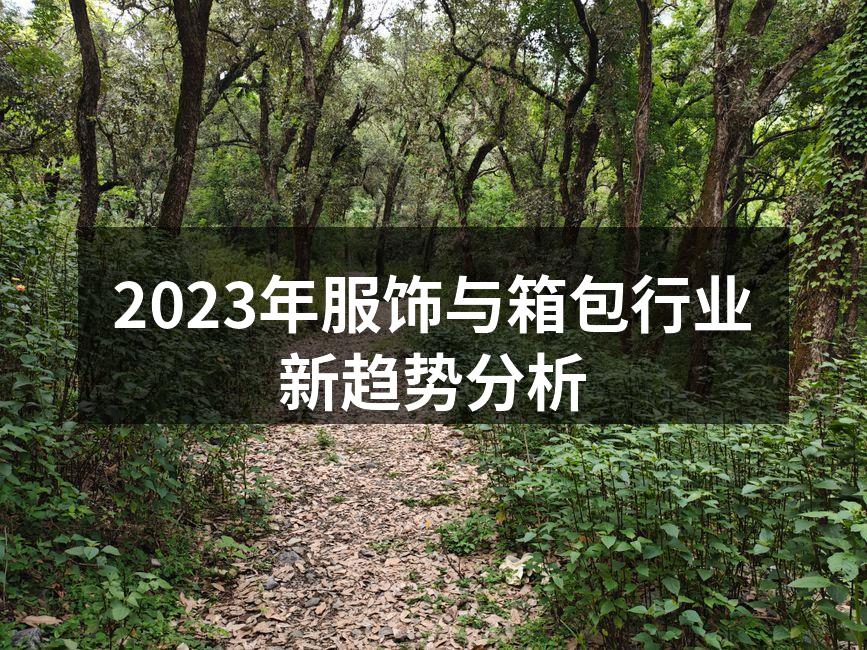 2023年时尚走向